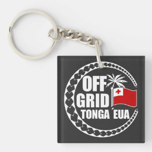 Off-Grid Tonga Eua Lebensstil Schlüsselanhänger