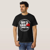 Off Grid Tonga Eua Lebensstil T-Shirt (Vorne ganz)