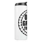 Off Grid Tonga Eua Lebensstil Thermosbecher (Nach links gedreht)