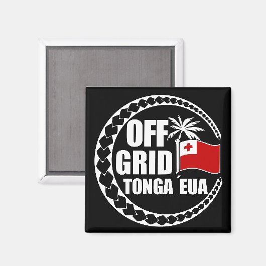 Off Grid Tonga Eua Lifestyle Magnet (Vorderseite/Rückseite)