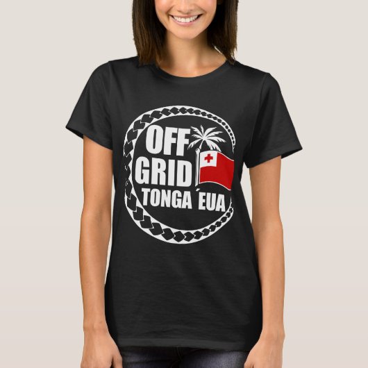 Off Grid Tonga Eua Lifestyle T-Shirt (Vorderseite)
