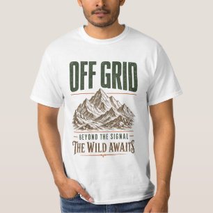 Off-Grid-Vintage-Bergdesign T-Shirt
