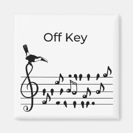 Off Key, Toucan, der Singvögel verbindet Magnet