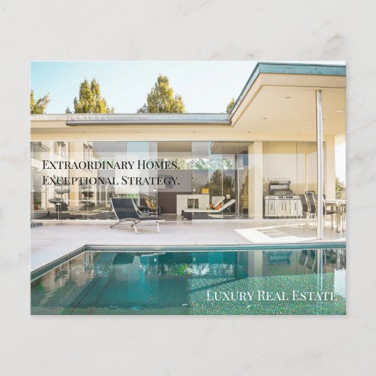 Off-Market Luxury Real Estate Postcard | Private Flyer (Vorne)
