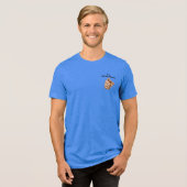 Off My Planet Basic T-Shirt Tri-Blend Shirt (Vorderseite voll)