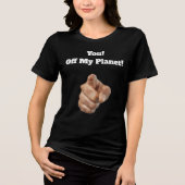 Off My Planet T-Shirt Tri-Blend Shirt (Vorderseite)