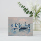 Off New Brighton Shore - 1891 Postkarte (Stehend Vorderseite)