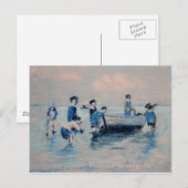 Off New Brighton Shore - 1891 Postkarte (Vorne/Hinten)