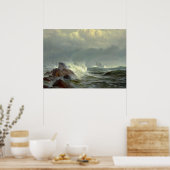 Off Norman's Woe, 1872 von Edward Moran Poster (Küche)