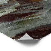 Off Norman's Woe von Edward Moran Poster (Ecke)