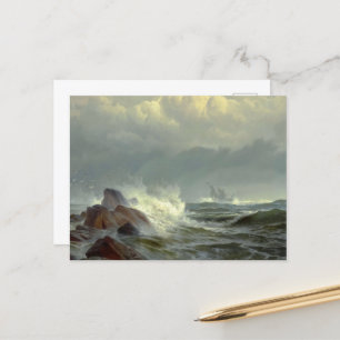 Off Norman's Woe von Edward Moran Postkarte