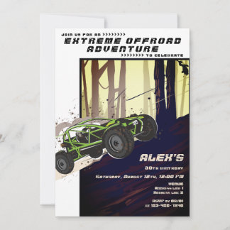 Off Road Adventure ATV UTV Extreme Sports Car Club Einladung