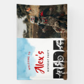 Off Road Adventure Dirtbike Motocross Empfang Banner (Vertikal)