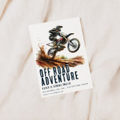 Off Road Adventure Motorrad-Party Einladung