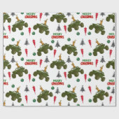 Off Road Christmas Wrapping Paper Geschenkpapier (Flach)