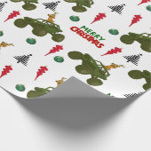 Off Road Christmas Wrapping Paper Geschenkpapier (Ecke)