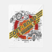Off Road Junkie 4x4 Fleecedecke (Vorderseite)