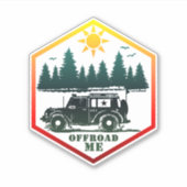 OFF ROAD ME Wilderness Aufkleber (Vorderseite)