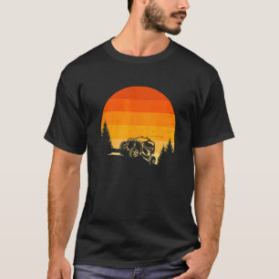 Off Road Quad ATV Vintag Retro 70er Sunset Off Roa T-Shirt