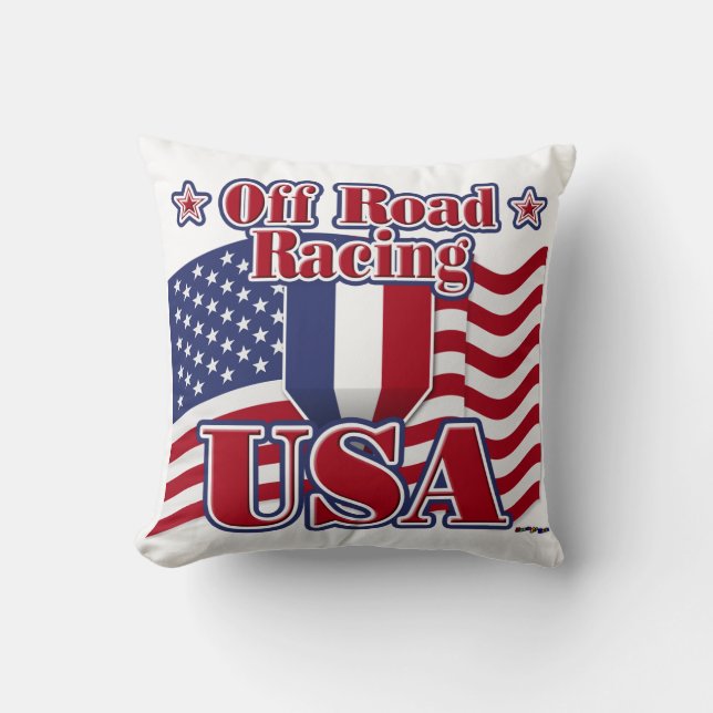 Off Road Racing USA Kissen (Vorderseite)