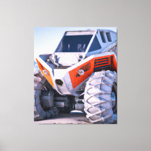 Off-Road-Uhr-Wurf-Decke-Zugbeutel Leinwanddruck