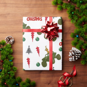 Off-Road-Weihnachtspapier Geschenkpapier