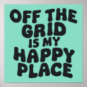Off the Grid Poster (Vorne)