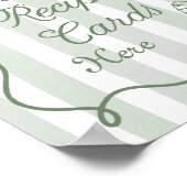 Off The Market Hand Drawn Bridal Shower Recipe Poster (Ecke)