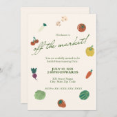 Off the Market Housewarming Party Invitation Einladung (Vorne/Hinten)