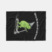 Off to be radical left scum funny frog meme fleecedecke (Vorderseite (Horizontal))