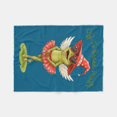 Off To Break Hearts Funny Frog Valentines Women Gi Fleecedecke (Vorderseite (Horizontal))