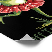 Off To Break Hearts Funny Frog Valentines Women Gi Poster (Ecke)