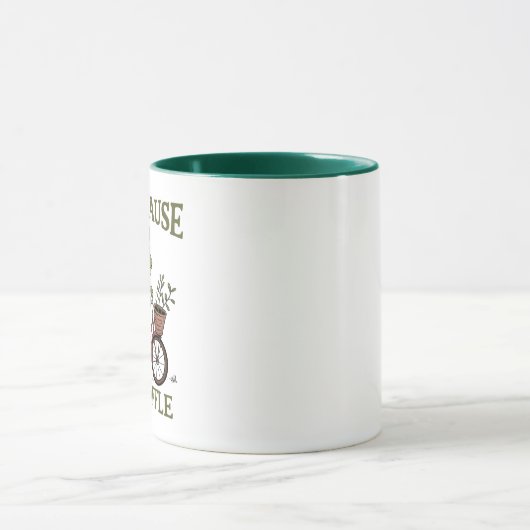 Off to Cause a Kerfuffle Frog Sarcastic Funny Meme Tasse (Zentrum)