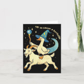 Off To Cause A Kerfuffle Funny Chaotic Weird Anima Karte (Vorderseite)