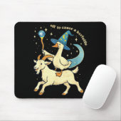 Off To Cause A Kerfuffle Funny Chaotic Weird Anima Mousepad (Mit Mouse)