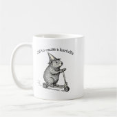 Off To Cause A Kerfuffle Weirore Sayings Funny Mem Kaffeetasse (Links)