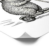 Off To Cause A Kerfuffle Weirore Sayings Funny Mem Poster (Ecke)