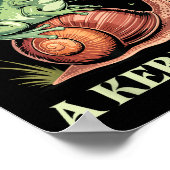 Off To Cause A Kerfuffle Whimsical Wizard Frog Mem Poster (Ecke)