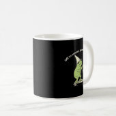 Off To Commit Grandma Foolery Funny Frog Meme Kaffeetasse (VorderseiteRechts)