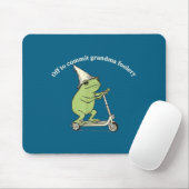 Off To Commit Grandma Foolery Funny Frog Meme  Mousepad (Mit Mouse)