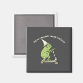 Off To Commit Mom Foolery Funny Frog Meme Magnet (Vorderseite/Rückseite)