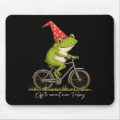 Off To Commit Mom Foolery Funny Frog Meme  Mousepad (Vorne)