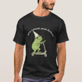 Off To Commit Mom Foolery Funny Frog Meme  T-Shirt (Vorderseite)