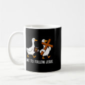 Off To Follow Jesus Funny Goose Christian Faith Cr Kaffeetasse (Links)