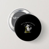 Off To Improve Mobility Funny Raccoon Pt Physical Button (Vorne & Hinten)