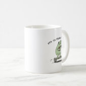 Off To Praise The Lord, Funny Christian Kaffeetasse (VorderseiteRechts)