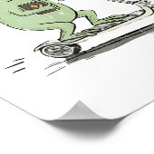 Off To Praise The Lord, Funny Christian Poster (Ecke)