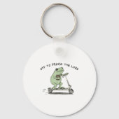 Off To Praise The Lord, Funny Christian Schlüsselanhänger (Vorderseite)