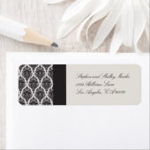 Off White and Black Damask Wedelmarken-2 (Insitu)