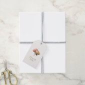 Off-White | Chic Rose Hochzeit Danke Geschenkanhän Geschenkanhänger (Mit Garn)